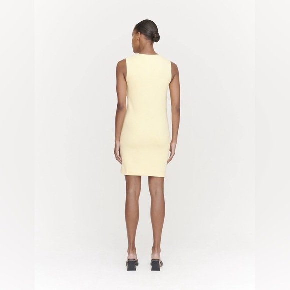 Ninety Percent Piper Butter Yellow Organic Cotton Interlock Dress NWT - Picture 5 of 13